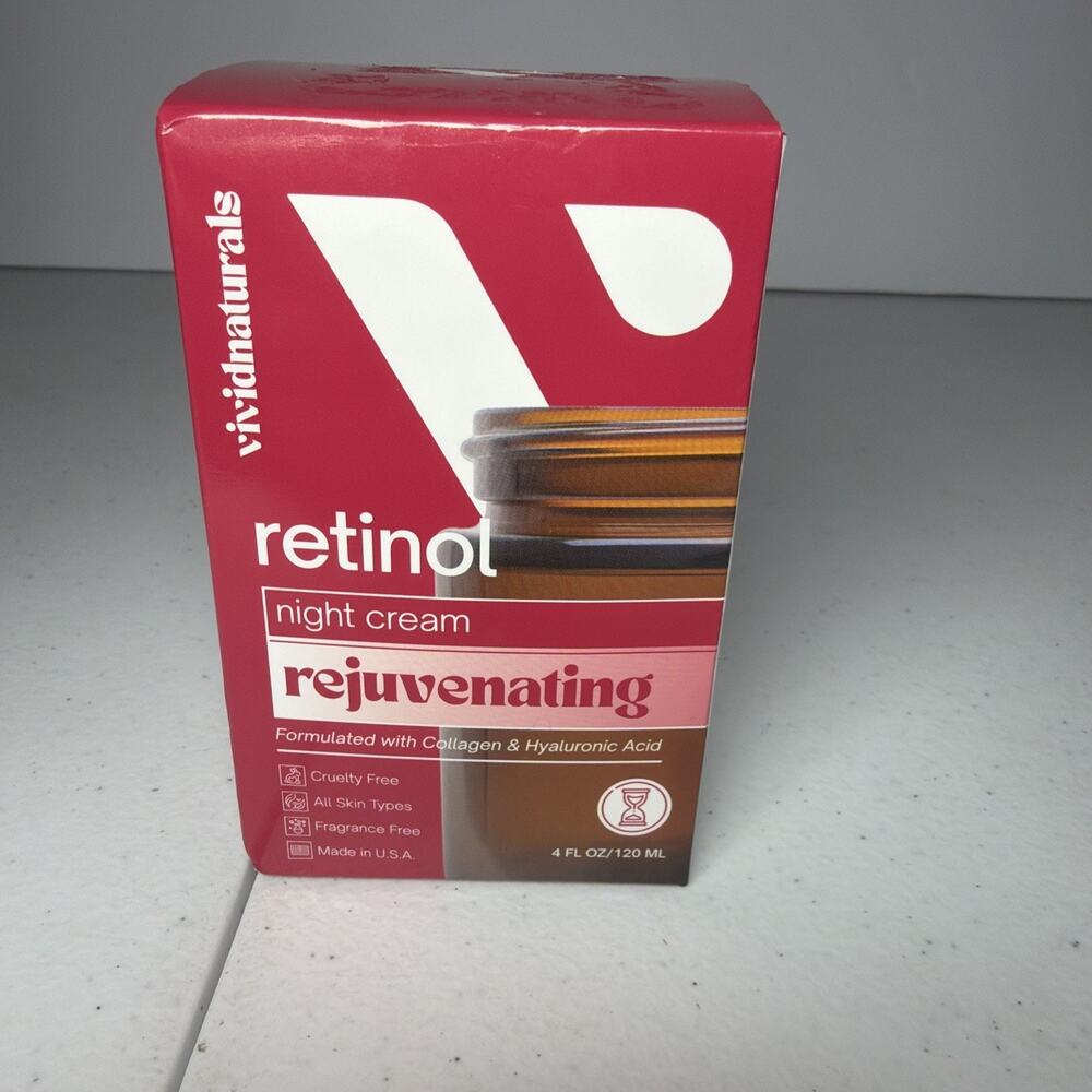 Vivid Naturals Retinol Night Cream Rejuvenating 4 fl oz – New